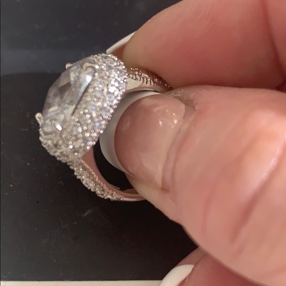 SS 925 Cocktail Ring Exquisite! - Picture 2 of 5